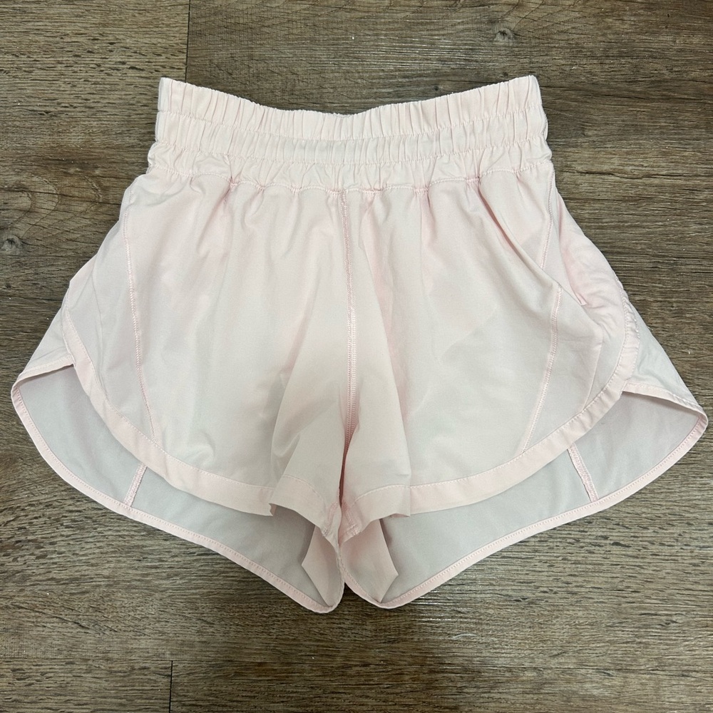 lululemon athletica Light Pink Women's Track That Shorts